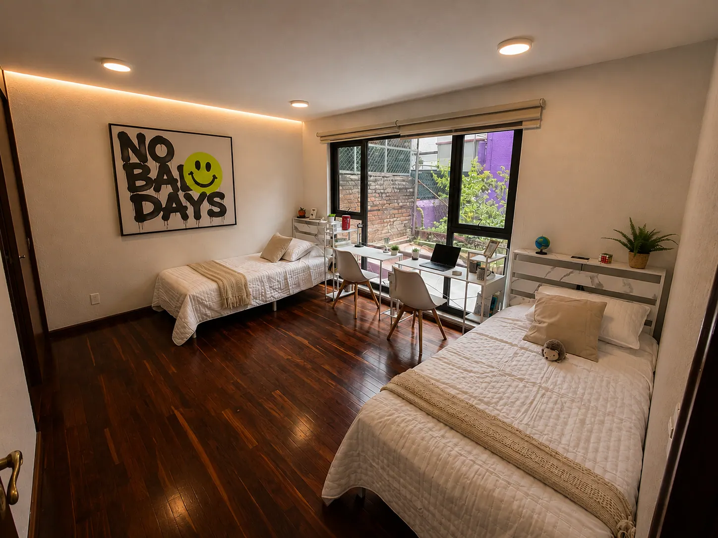 Premium Garden View 22 — bed B, garden and tree view