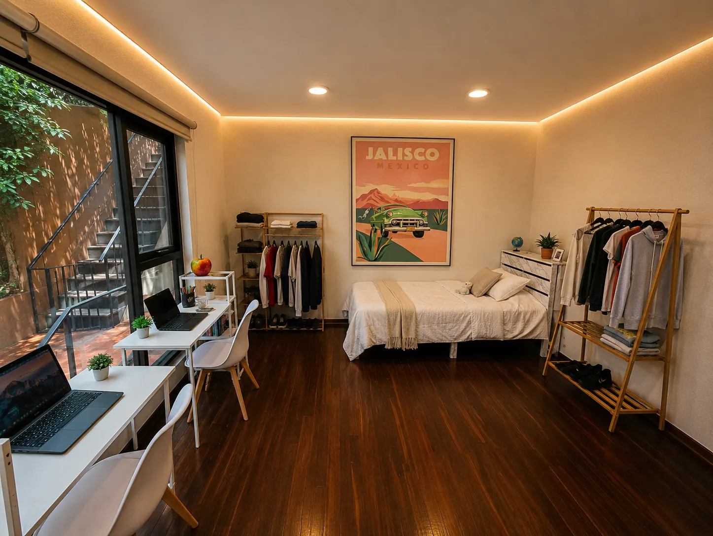 Premium Garden View 23 — bed B, garden and tree view