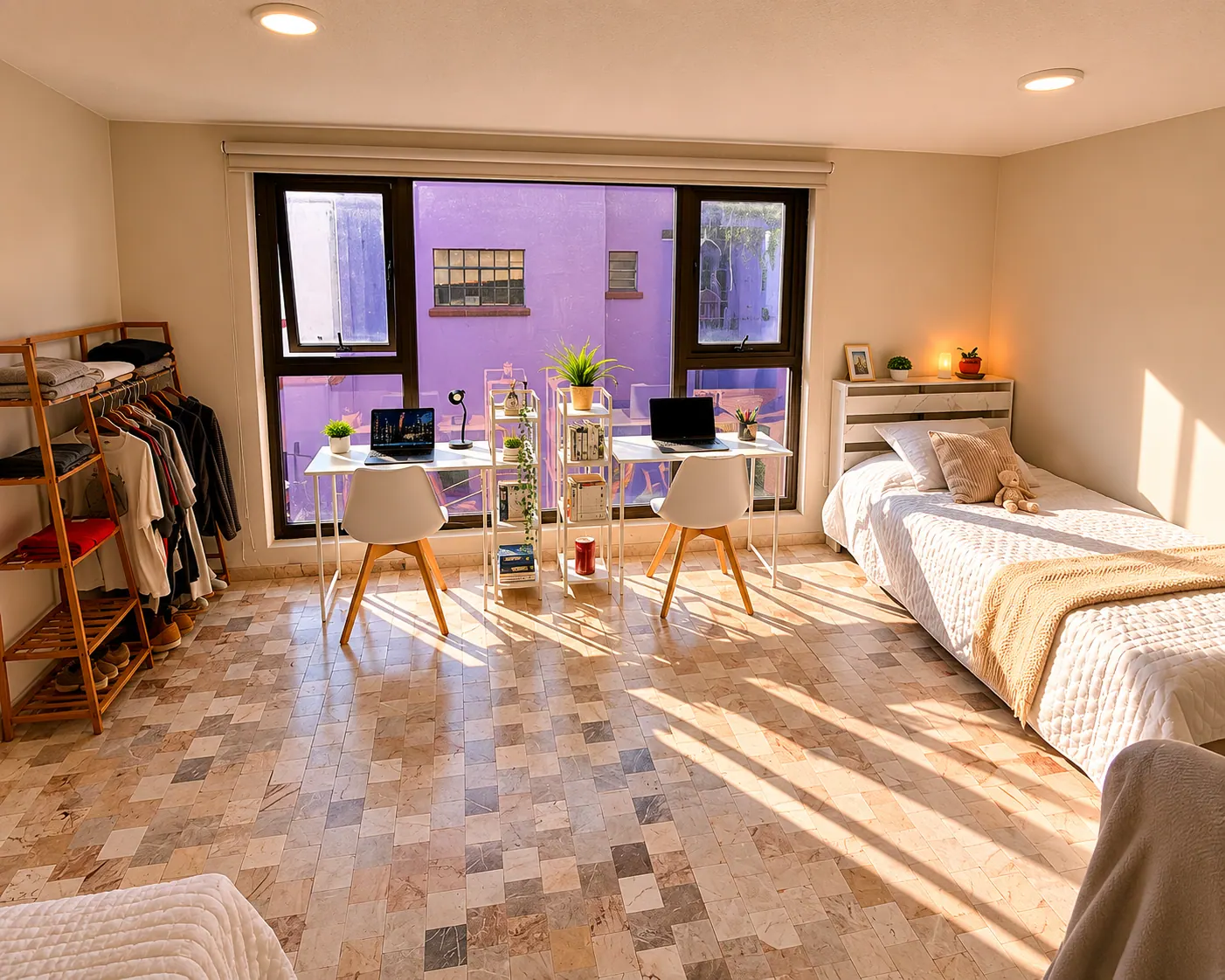 Signature Garden View 32 — room overview with panoramic windows