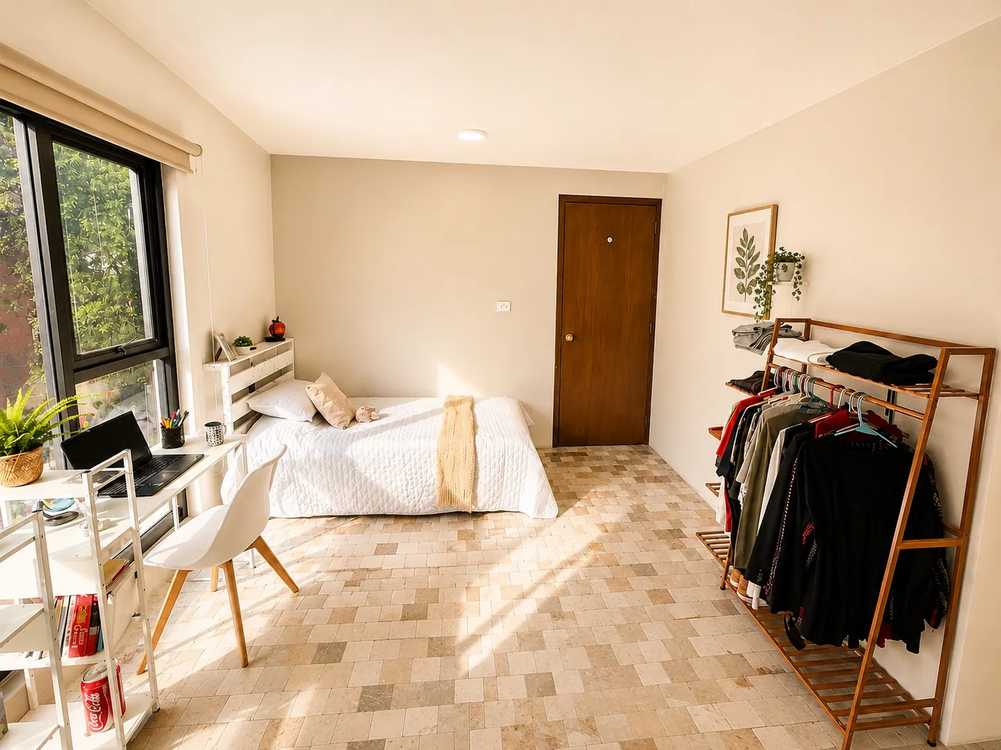 Signature Garden View 32 — bed B view (your roommate)